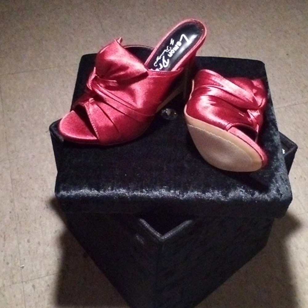 Open toe high heels